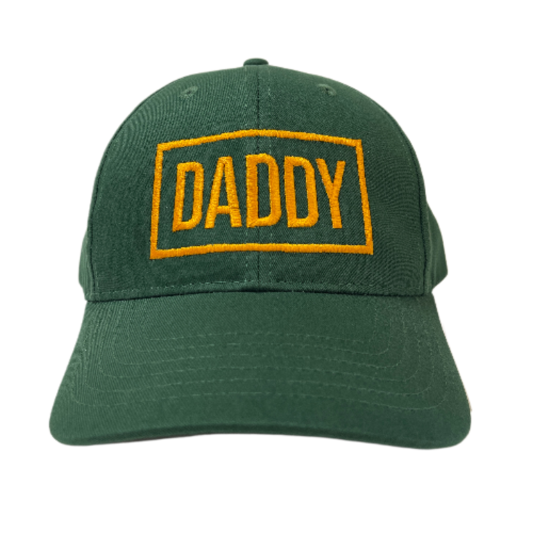 Spunky Monkee Spunky Monkee Cap DADDY - Green Cap / Yellow Logo