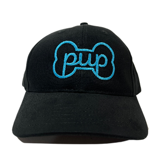 Spunky Monkee Spunky Monkee Cap Pup - Black Cap / Neon Blue Logo