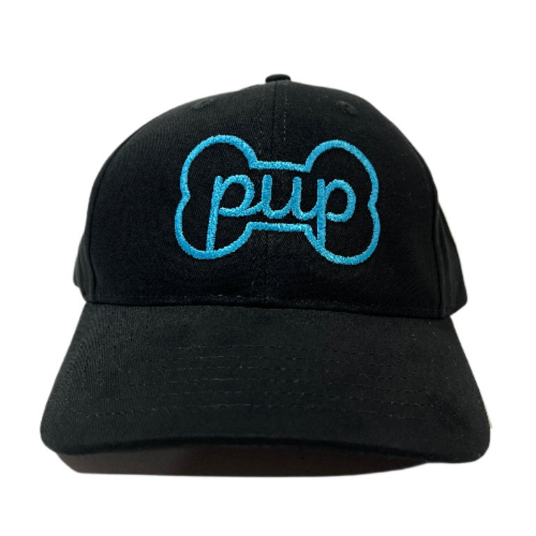 Spunky Monkee Spunky Monkee Cap Pup - Black Cap / Neon Blue Logo