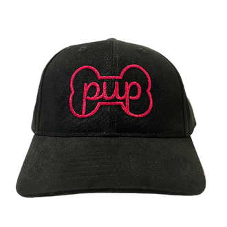 Spunky Monkee Spunky Monkee Cap Pup - Black Cap / Pink Logo