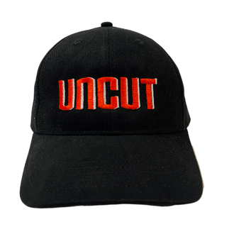 Spunky Monkee Spunky Monkee Cap UNCUT - Black Cap / Orange Logo