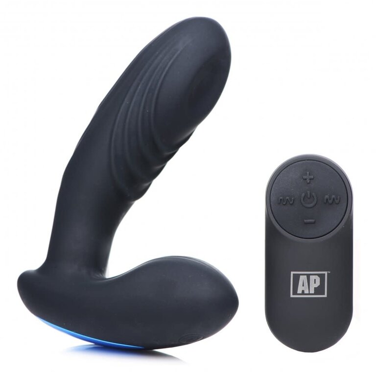 Alpha-Pro Alpha-Pro 7x P-Thump Tapping Prostate Vibe with Remote Control