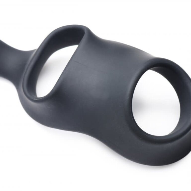 Alpha-Pro Alpha-Pro 10X P-Bomb Cock & Ball Ring w/ Plug