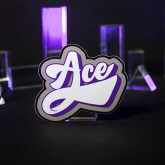 Crushworthy Crushworthy - Ace Varsity - Sticker Crushworthy Crushworthy - Ace Varsity - Sticker