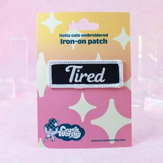 Crushworthy Crushworthy - Tired Mechanic patch Crushworthy Crushworthy - Tired Mechanic patch