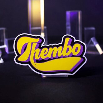 Crushworthy Crushworthy - Thembo Varsity - Sticker Crushworthy Crushworthy - Thembo Varsity - Sticker