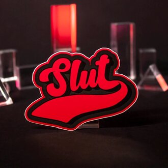 Crushworthy Crushworthy - Slut Varsity - Sticker Crushworthy Crushworthy - Slut Varsity - Sticker