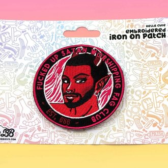 Crushworthy Crushworthy - Satan Worshipping Fag Club patch Crushworthy Crushworthy - Satan Worshipping Fag Club patch