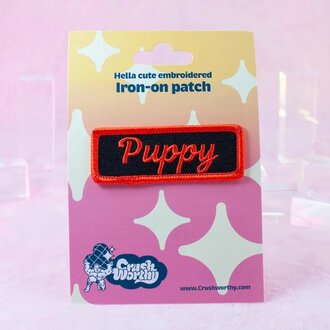 Crushworthy Crushworthy - Puppy Mechanic patch (red)