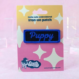 Crushworthy Crushworthy - Puppy Mechanic patch (blue)