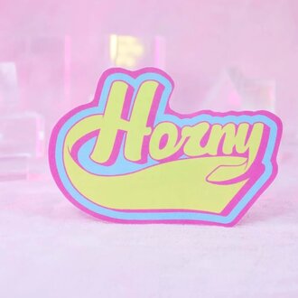 Crushworthy Crushworthy - Horny Varsity - Sticker Crushworthy Crushworthy - Horny Varsity - Sticker