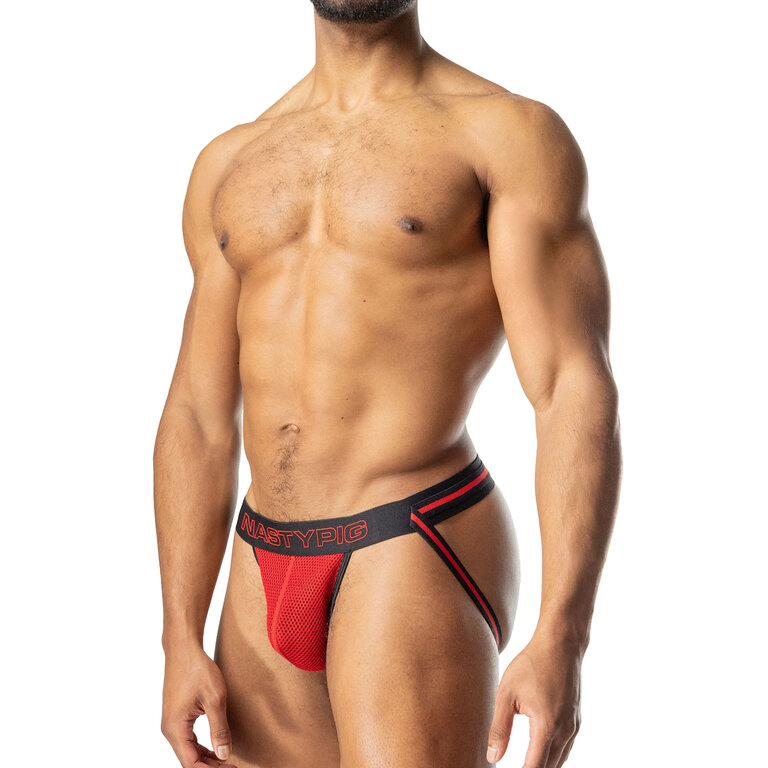 Nasty Pig Nasty Pig Flip Jock Strap - Black/Red