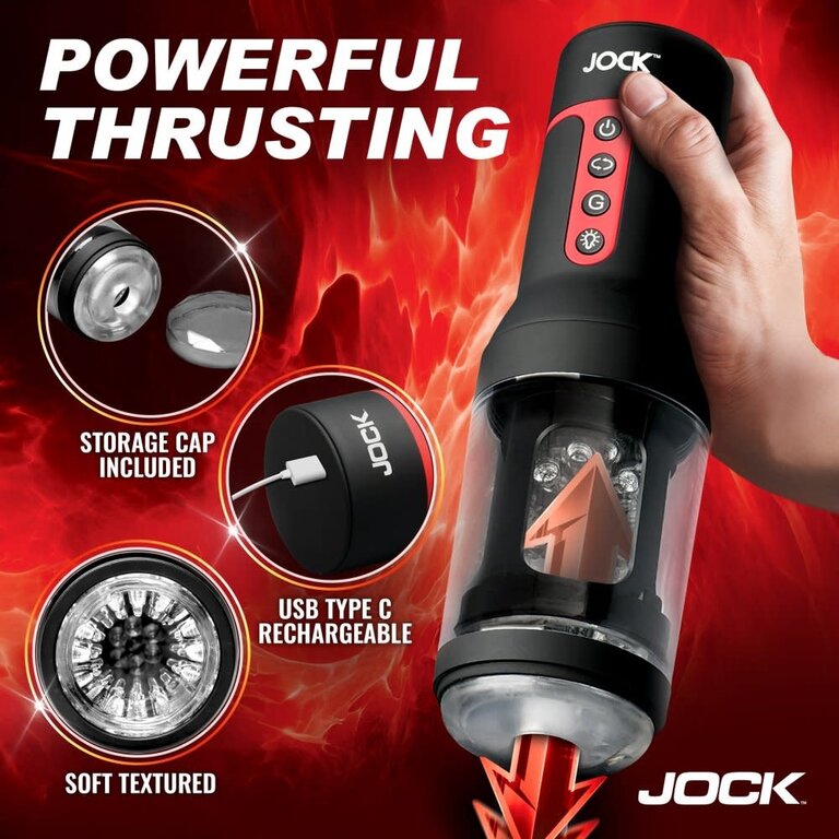 Jock Jock Auto Spin Spinning and Thrusting Masturbator