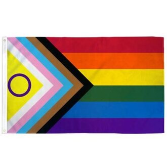 Pride not Prejudice Pride... Flag Polyester Inclusive Pride 03 foot x 05 foot Pride not Prejudice Pride... Flag Polyester Inclusive Pride 03 foot x 05 foot