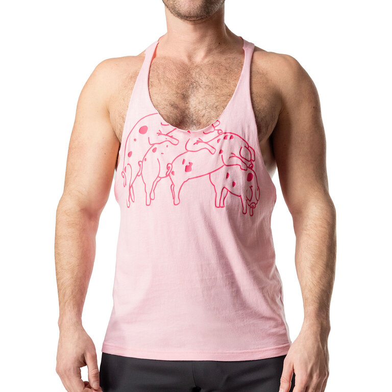 Nasty Pig Nasty Pig Humping Pigs Skank Tank Top - Pink