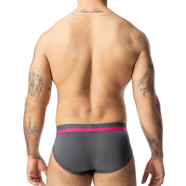 Nasty Pig Nasty Pig Nitro Classic Brief - Magnet Grey/Miami Pink