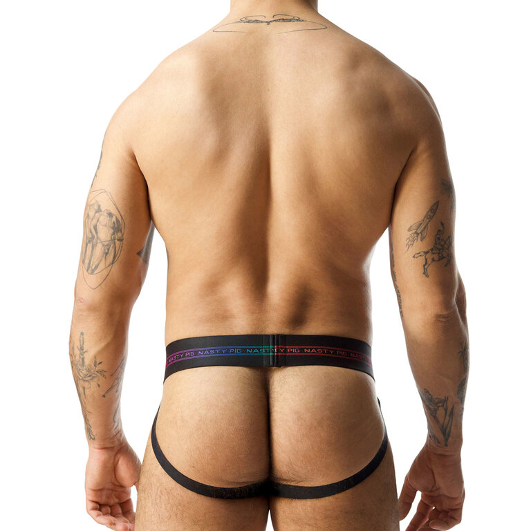 Nasty Pig Nasty Pig Prism Pride Jock Strap - Black