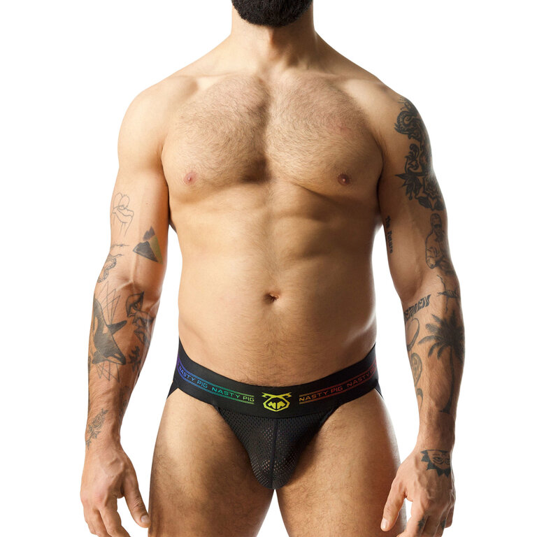 Nasty Pig Nasty Pig Prism Pride Jock Strap - Black