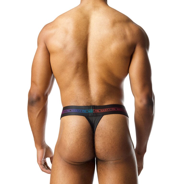Nasty Pig Nasty Pig Prism Pride Thong - Black