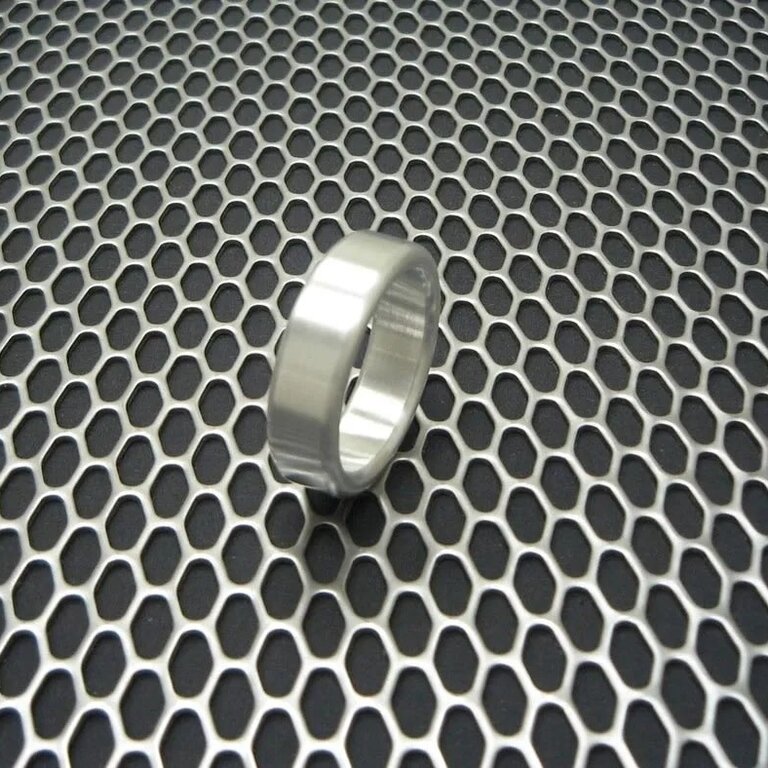 Ballistic Metal Ballistic Metal Narrow Style Glans Ring in Stainless 3/8" Wide