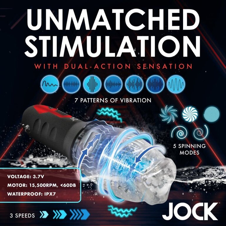 Jock Jock Spinning and Vibrating Masturbator
