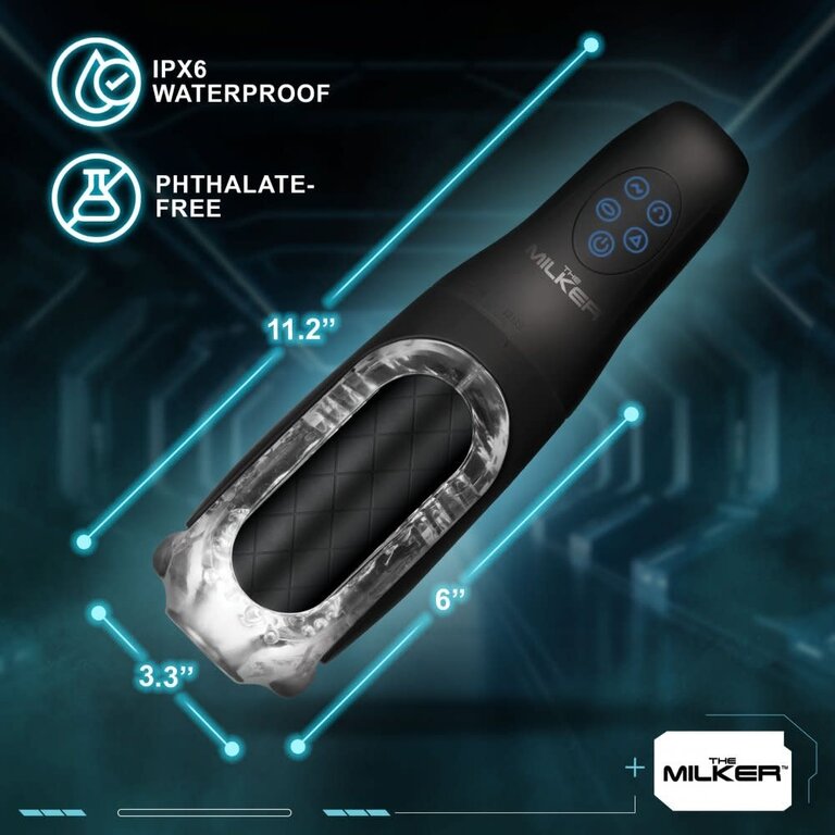 The Milker The Milker Pleasure Grip Sucking & Vibrating Masturbator