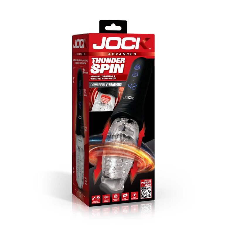 Jock Jock Spinning, Thrusting and Vibrating Masturbator
