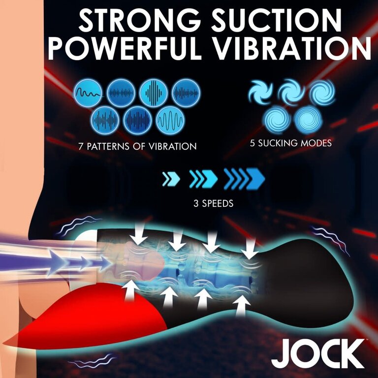 Jock Jock Sucking and Vibrating Masturbator