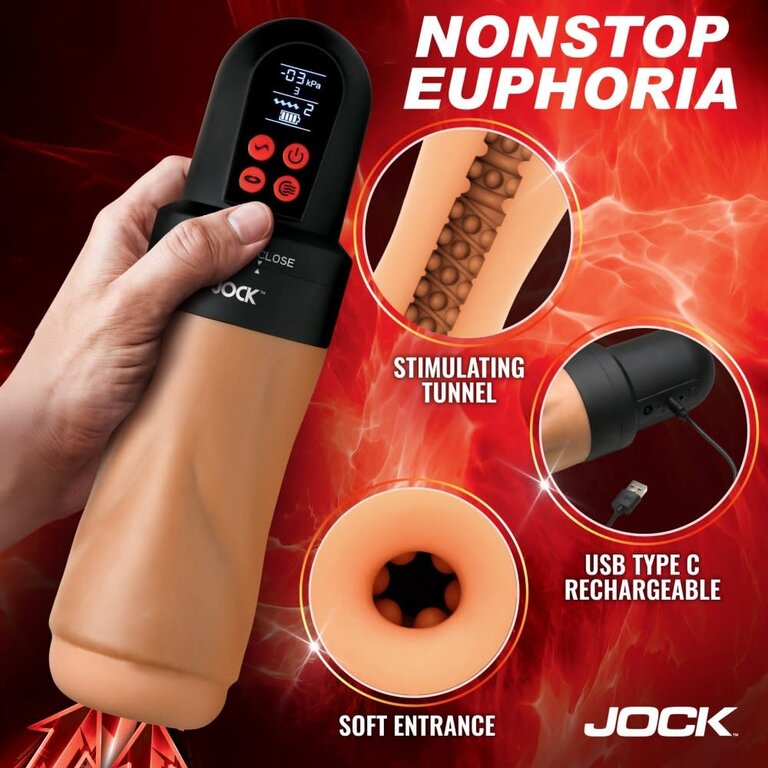 Jock Jock Sucking & Vibrating Masturbator