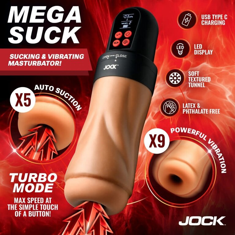 Jock Jock Sucking & Vibrating Masturbator