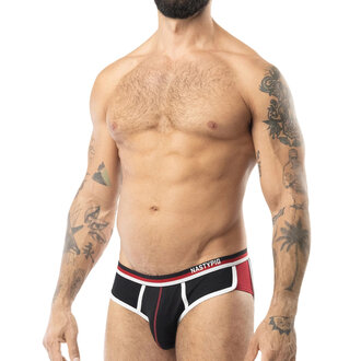 Nasty Pig Nasty Pig Lift Club Classic Brief - Black/Red Nasty Pig Nasty Pig Lift Club Classic Brief - Black/Red