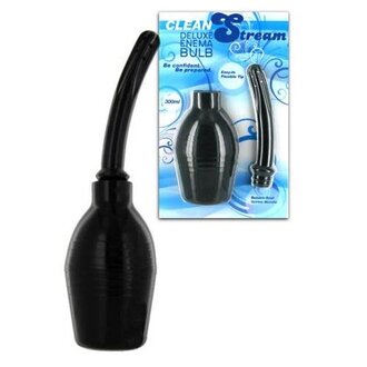 CleanStream Clean Stream Deluxe Enema Bulb 300ml Black