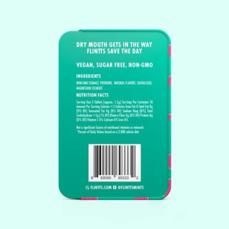 Flintts Mints Flintts Mints Cool Watermelon F-Strength: 100