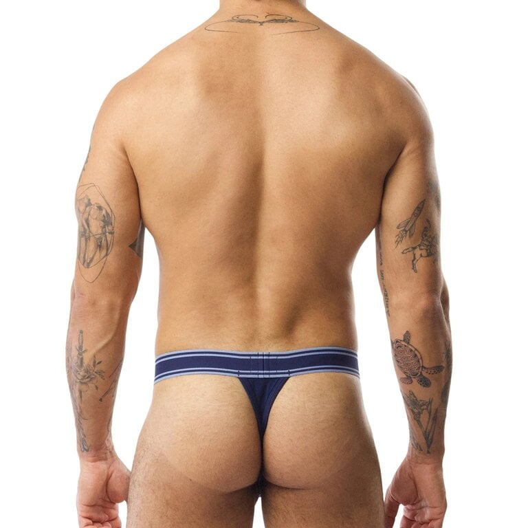 Nasty Pig Nasty Pig Core Thong - Midnight Navy/Perry Blue