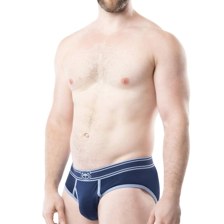 Nasty Pig Nasty Pig Core Y-Front Brief - Midnight Navy/Perry Blue