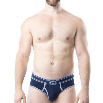 Nasty Pig Nasty Pig Core Y-Front Brief - Midnight Navy/Perry Blue Nasty Pig Nasty Pig Core Y-Front Brief - Midnight Navy/Perry Blue