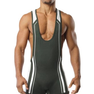 Nasty Pig Nasty Pig Goalkeeper Singlet - Army Green/White Nasty Pig Nasty Pig Goalkeeper Singlet - Army Green/White