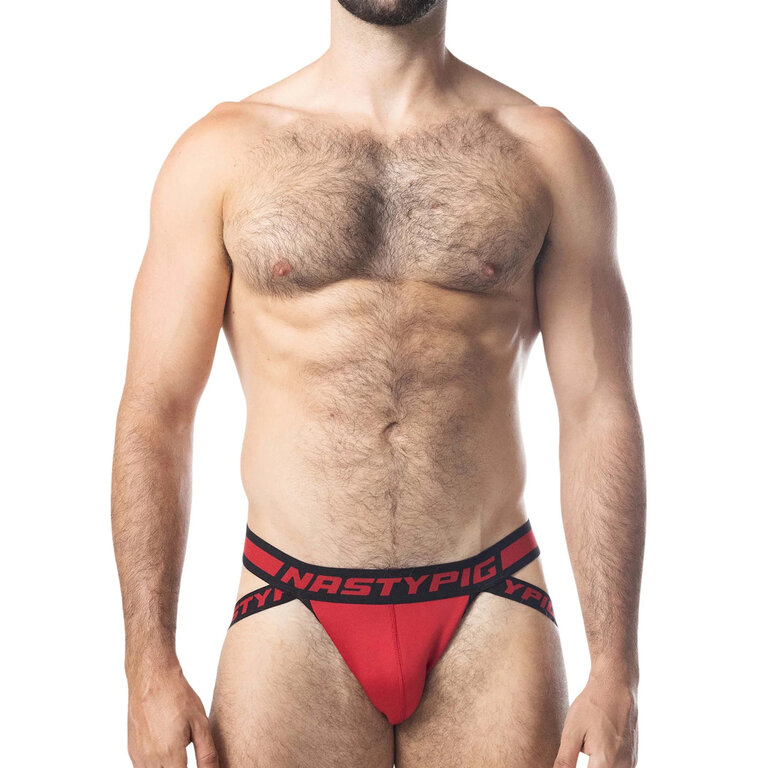 Nasty Pig Nasty Pig Ignite Jock Strap - Black/Red
