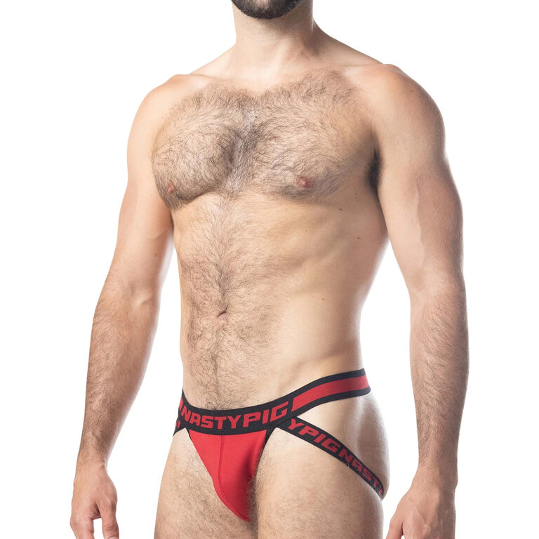 Nasty Pig Nasty Pig Ignite Jock Strap - Black/Red