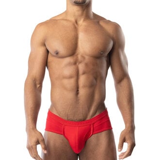 Nasty Pig Nasty Pig Indulge U-Front Brief - Red Nasty Pig Nasty Pig Indulge U-Front Brief - Red