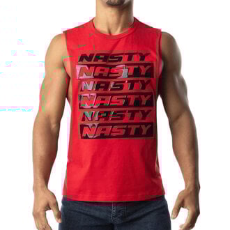 Nasty Pig Nasty Pig Nasty Shredder Tank Top - Red/Black Nasty Pig Nasty Pig Nasty Shredder Tank Top - Red/Black