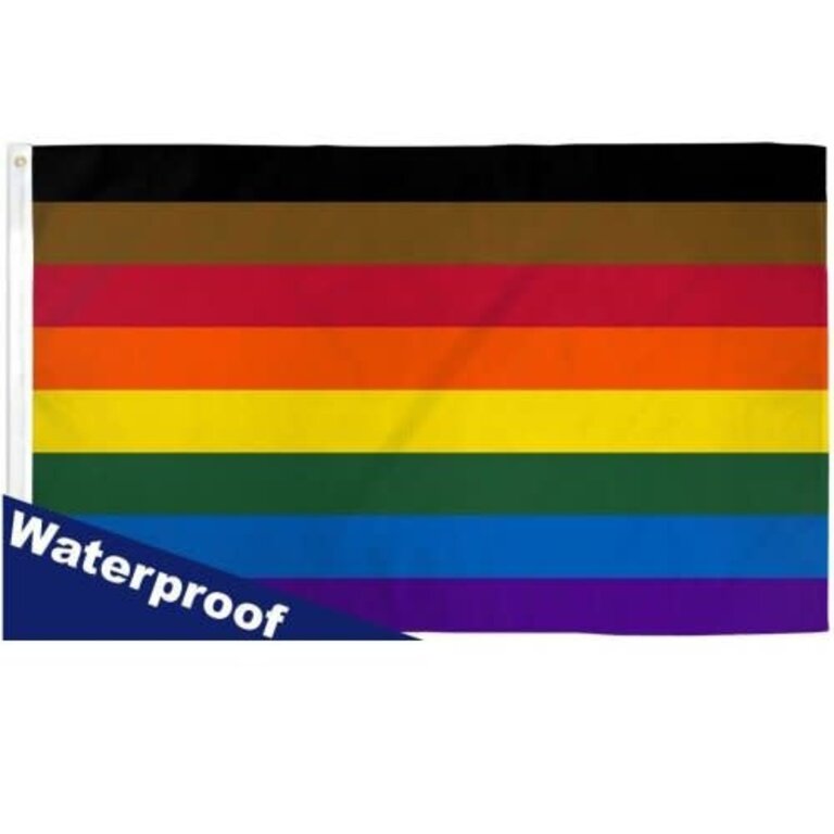 Pride not Prejudice Pride... Flag Polyester Philly Rainbow Flag 3' x 5'