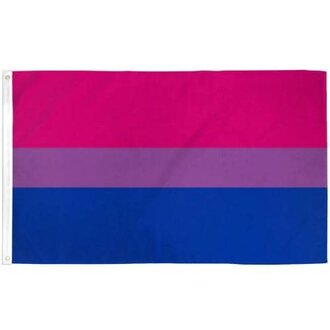 Pride not Prejudice Pride... Flag Polyester Bisexual 03' x 05'