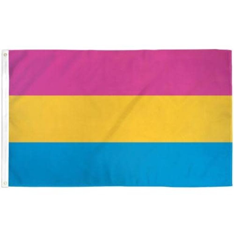 Pride not Prejudice Pride... Flag Polyester Pansexual 03' x 05'