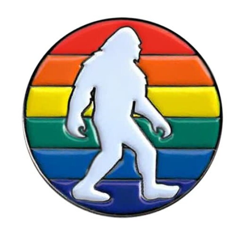 Pride not Prejudice Pride... Sticker Rainbow Sasquatch