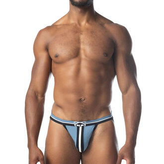 Nasty Pig Nasty Pig Brawn Jock Strap - Blue Steel/Black/White