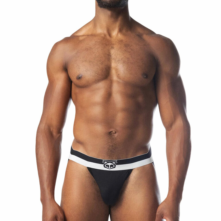 Nasty Pig Horizon Jock Strap - Black/White