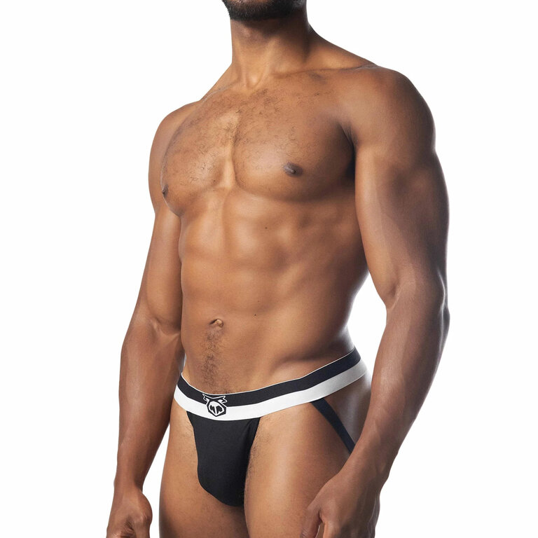 Nasty Pig Nasty Pig Horizon Jock Strap - Black/White