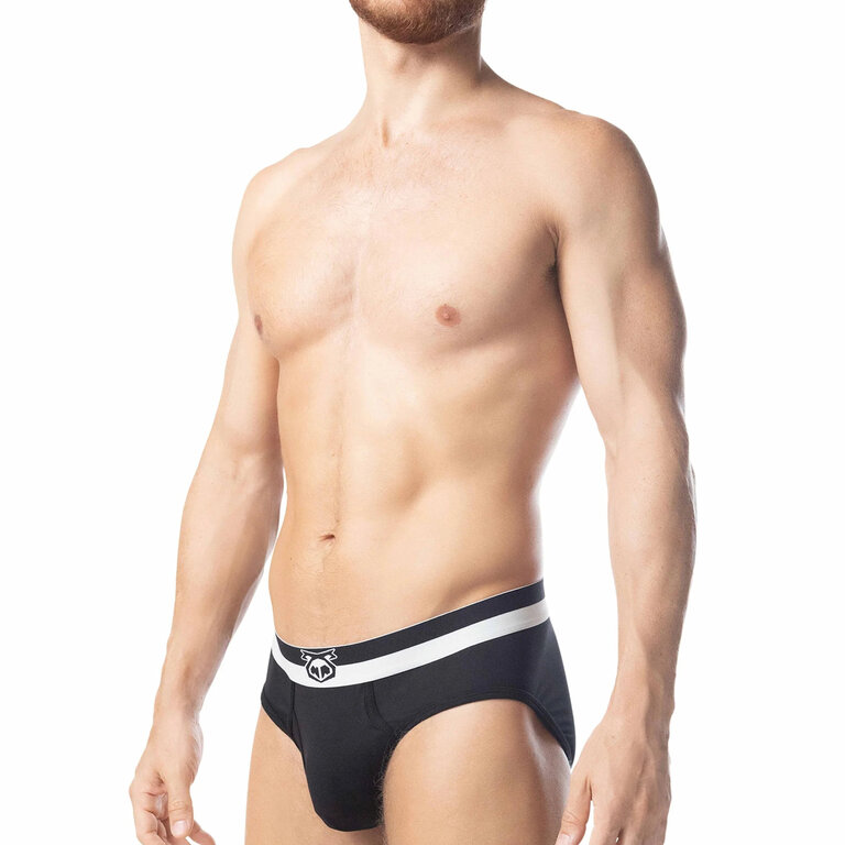 Nasty Pig Nasty Pig Horizon Y-Front Brief - Black/White