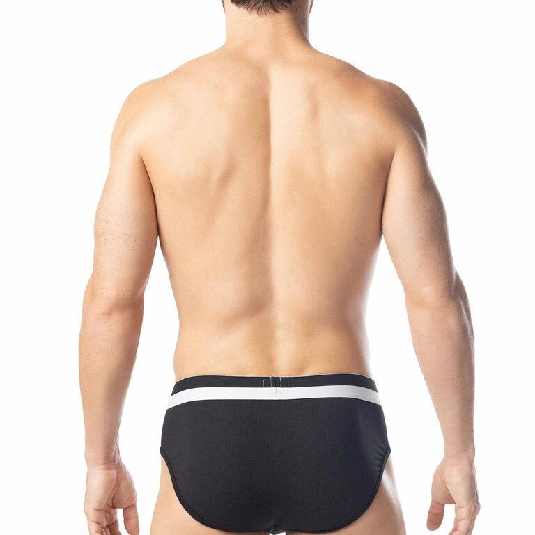Nasty Pig Nasty Pig Horizon Y-Front Brief - Black/White